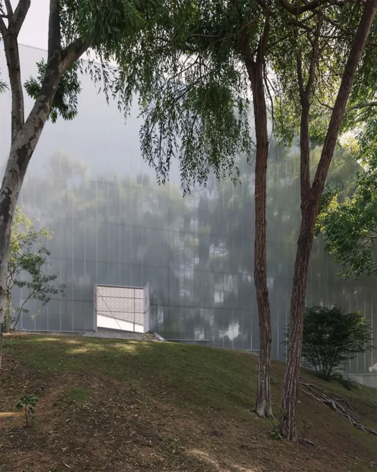Sports centre backdoor
