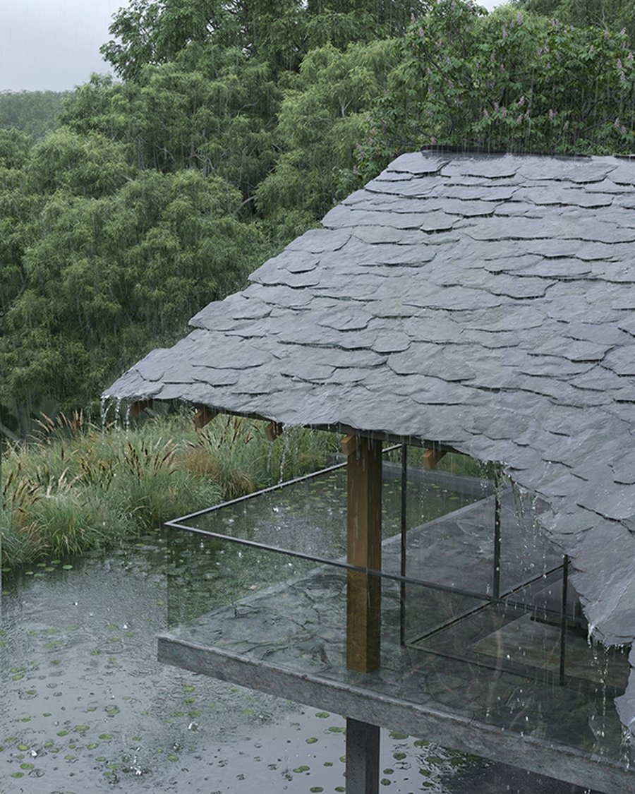 Nito House, Yakushima - roof detail (placeholder from mockup, awaiting original)