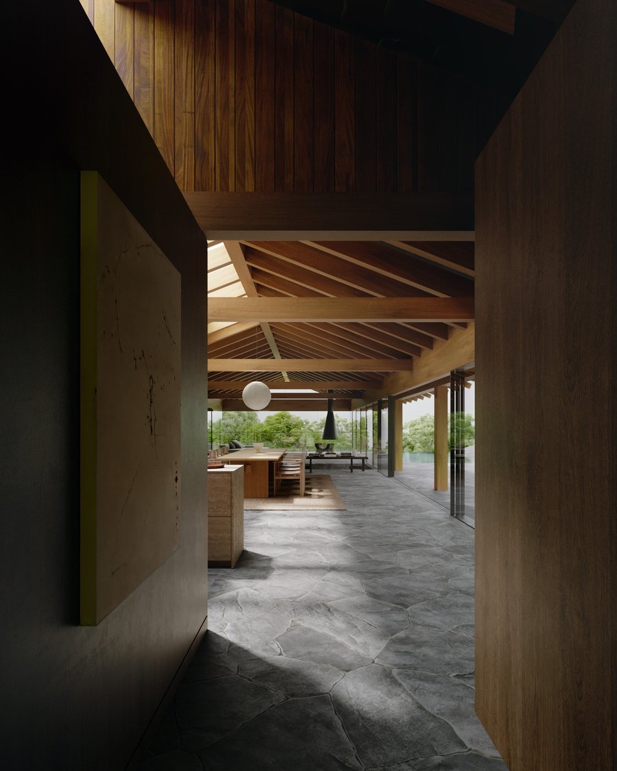 Nito House, Yakushima - Interior_04_Entry_